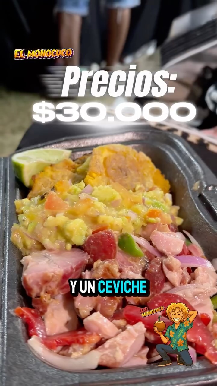 Empezó el festival del Chicharrón en Parque Heredia 😋
